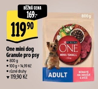 Granule pro psy One Purina
