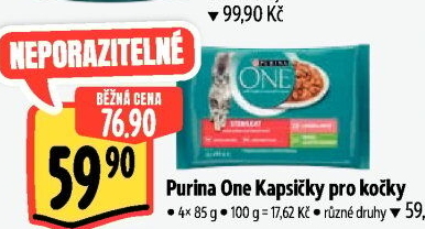 Kapsičky pro kočky One Purina