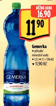 Minerální voda Gemerka