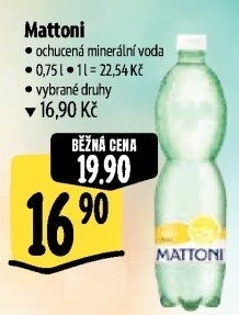 Ochucená voda Mattoni