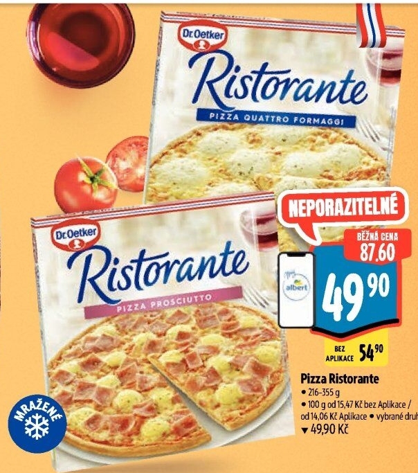 Pizza mražená Ristorante Dr. Oetker