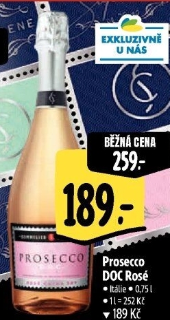 Prosecco rosé DOC Sommelier Collection