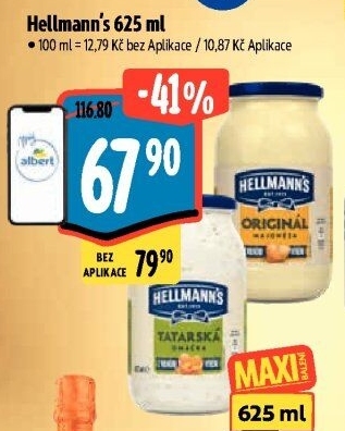 Tatarská omáčka Hellmann'