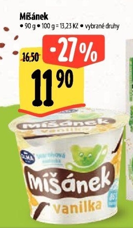 Tvarohová svačinka Míšánek Olma