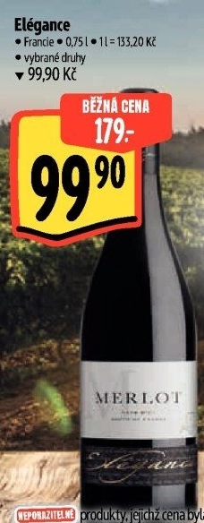 Vína Elegance Joseph Castan