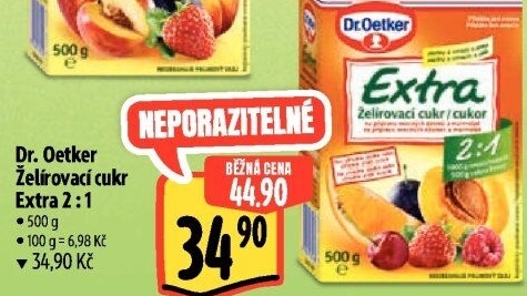 Želírovací cukr Extra Dr. Oetker