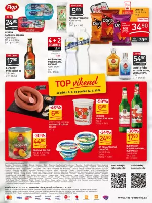 akční leták FLOP TOP 7.8.2024-13.8.2024