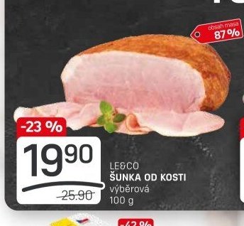 Le&Co Šunka od kosti