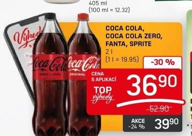 Coca Cola, Coca Cola Zero, Fanta, Sprite