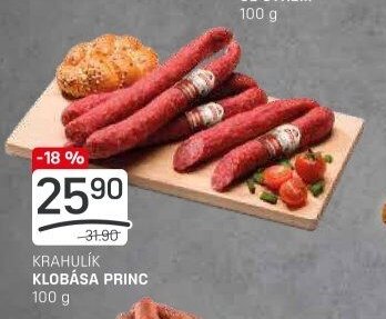 KRAHULÍK KLOBÁSA PRINC 100 g