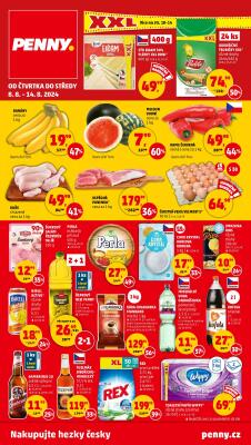 akční leták Penny Market 8.8.2024-14.8.2024