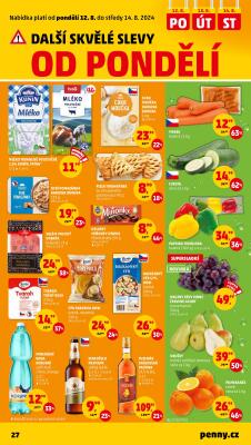akční leták Penny Market 8.8.2024-14.8.2024
