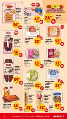 akční leták Penny Market 8.8.2024-14.8.2024