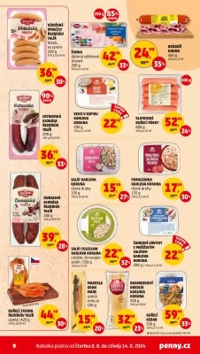akční leták Penny Market 8.8.2024-14.8.2024