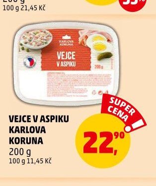 Vejce v aspiku Karlova Koruna