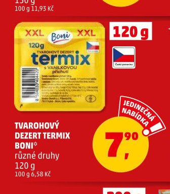 TVAROHOVÝ DEZERT TERMIX BONI