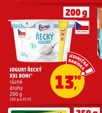 JOGURT ŘECKÝ XXL BONI