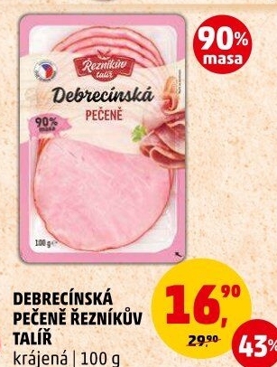 Debrecínská pečeně Řezníkův talíř