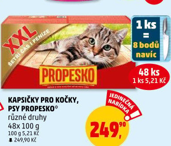 Kapsičky pro kočky Propesko