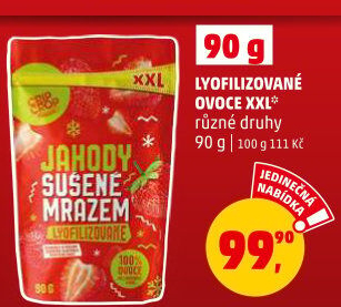 Mrazem sušené ovoce Crip Crop