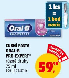 Pasta na zuby Pro Expert Oral-B
