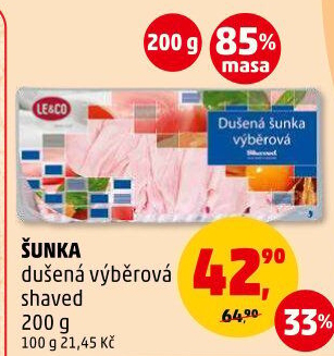 Šunka dušená výběrová LE&