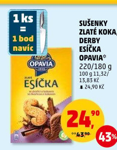 Sušenky Koka Zlaté Opavia