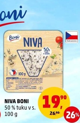 Sýr Niva 50% Boni