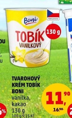 Tvarohový krém Tobík Boni