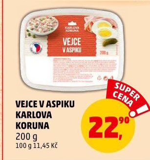 Vejce v aspiku Karlova Koruna