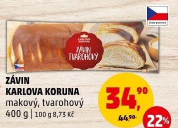 Závin Karlova Koruna