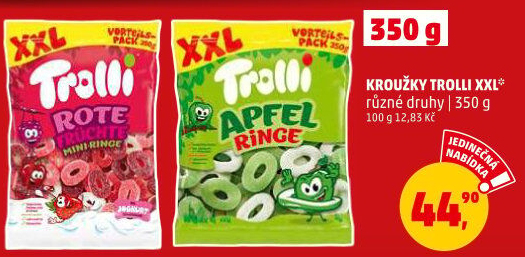 Želé bonbony Trolli