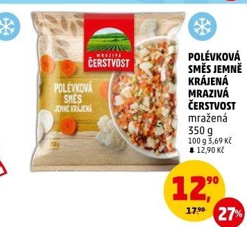 Zeleninová polévková směs mražená Mrazivá Čerstvost
