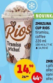 Zmrzlina v kelímku Rios