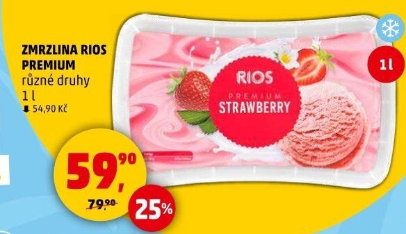 Zmrzlina ve vaničce Premium Rios