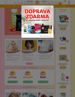 akční leták Teta drogerie 7.8.2024-13.8.2024