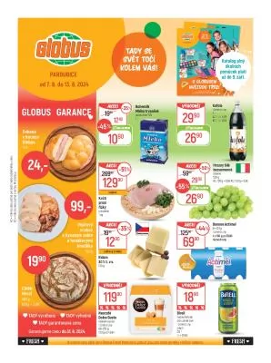 akční leták Globus 7.8.2024-13.8.2024