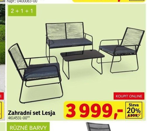 Zahradní set Lesja