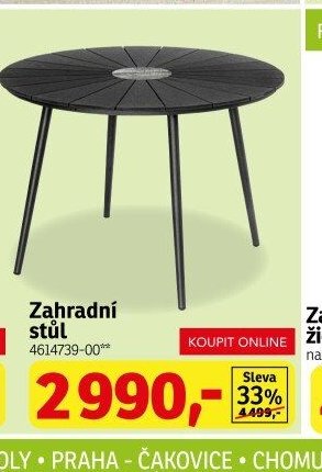 Zahradní stůl