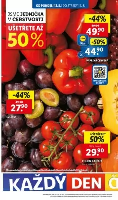 akční leták Lidl 12.8.2024-18.8.2024