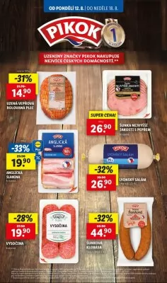 akční leták Lidl 12.8.2024-18.8.2024