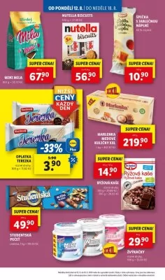 akční leták Lidl 12.8.2024-18.8.2024