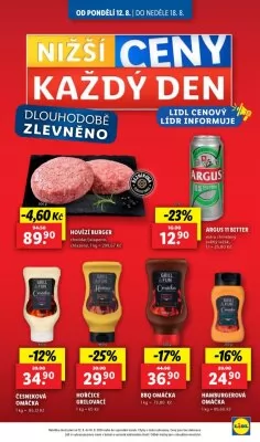 akční leták Lidl 12.8.2024-18.8.2024