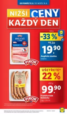 akční leták Lidl 12.8.2024-18.8.2024