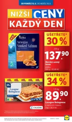 akční leták Lidl 12.8.2024-18.8.2024
