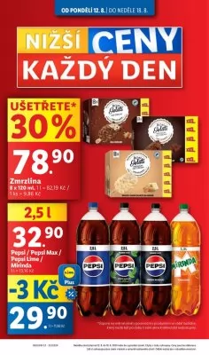 akční leták Lidl 12.8.2024-18.8.2024
