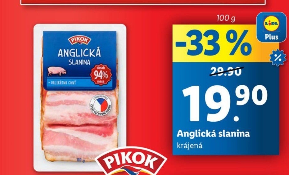 Anglická slanina Pikok
