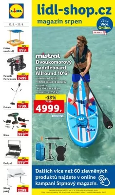 akční leták Lidl 12.8.2024-25.8.2024