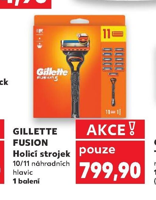 GILLETTE FUSION Holicí strojek