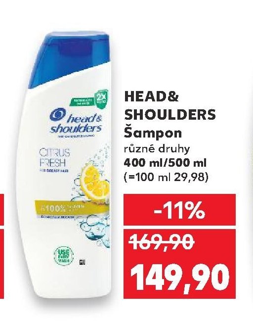HEAD & SHOULDERS Šampon